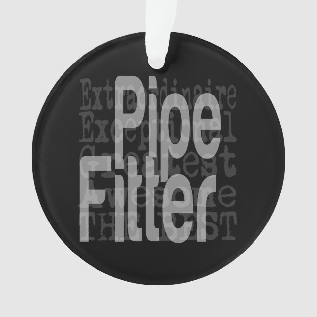 Ornamento Pipe Fitter Extraordinaire (Frente)