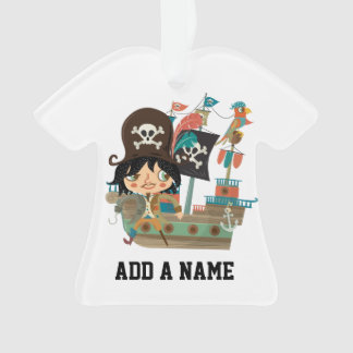Ornamento Pirata e navio de pirata