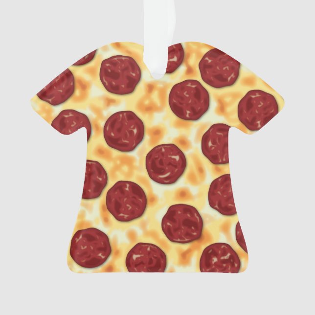 Ornamento Pizza Pepperoni (Frente)
