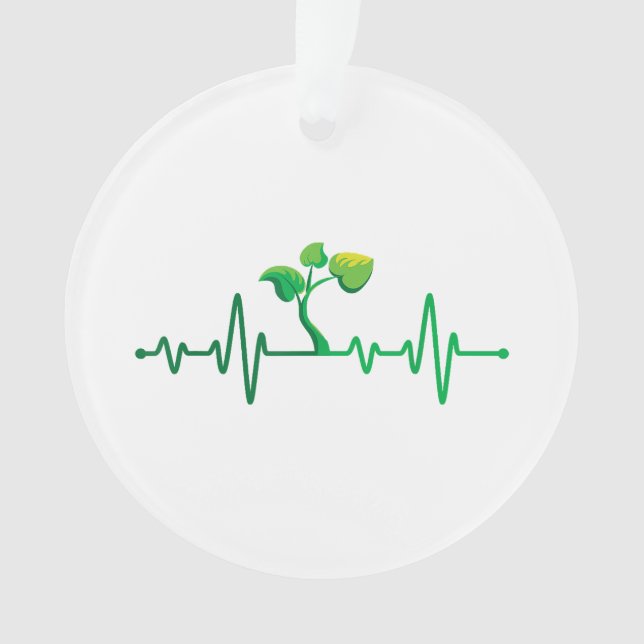 Ornamento Planta de batimento cardíaco - Jardinagem Botânica (Frente)