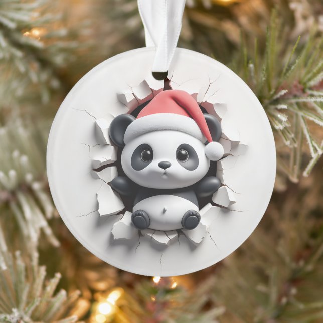 Ornamento Playful Panda Holiday Breakout Ornament (Árvore)