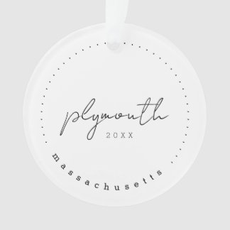 Ornamento Plymouth, Massachusetts Viagem, Estados Unidos