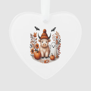 Ornamento Png Fantasma Da Vaca Do Planalto, Autumn Png