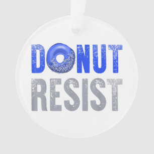 Ornamento Policial Shirt Thirt Blue Line Rosquinha Resist J