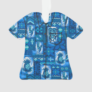 Ornamento Pomaika’i Tiki Havaiana Vintage Tapa Aloha Camis
