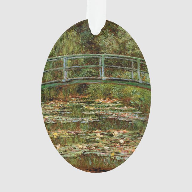 Ornamento Ponte Japonesa Monet Francês Giverney (Verso)
