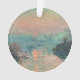 Ornamento Pôr do sol de Monet no Impressionismo de Arte Fina
