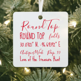 Ornamento por Semana do Round Top Texas Antiques
