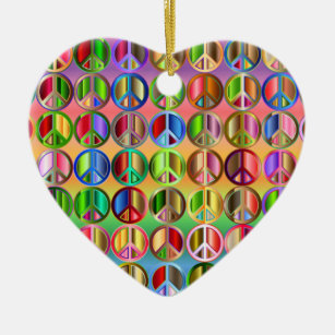 Ornamento porcelana do arco-íris