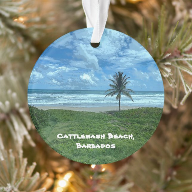 Ornamento Praia de lavagem de gado, Barbados (Árvore)