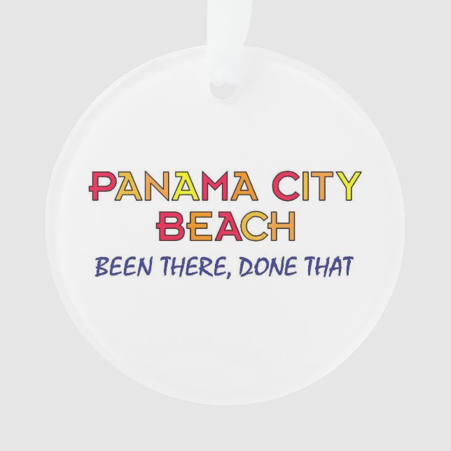 Ornamento Praia Florida BTDT da Cidade do Panamá (Frente)