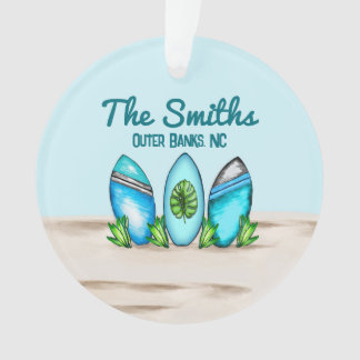 Ornamento Pranchas de Surf Retrô