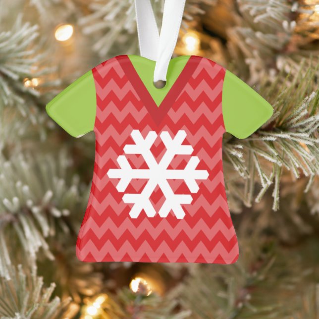 Ornamento Prêmio de Suéter de Natal Feio (Árvore)