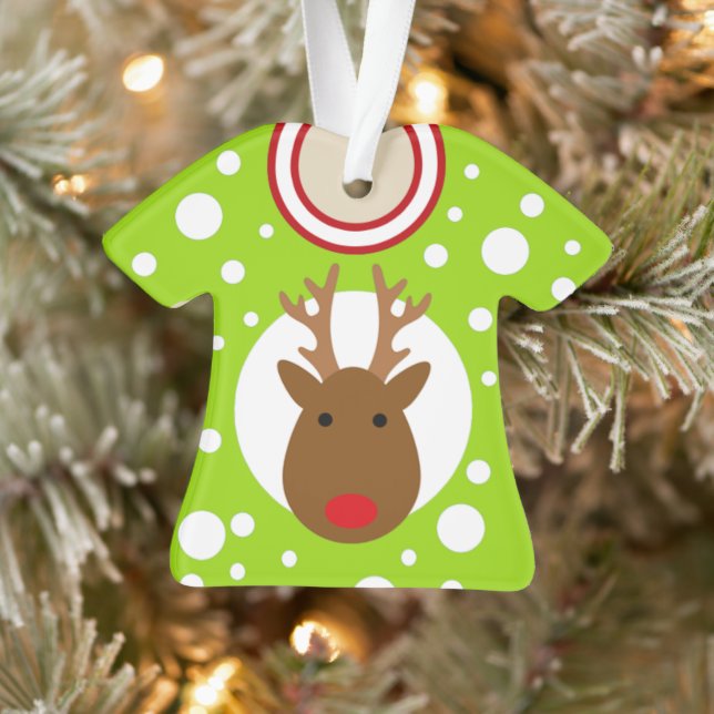 Ornamento Prêmio de Suéter de Natal Feio (Árvore)