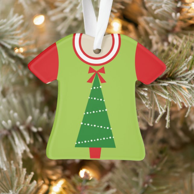 Ornamento Prêmio Suéter de Natal Feio (Árvore)