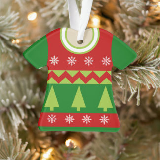 Ornamento Prêmio Suéter de Natal Feio