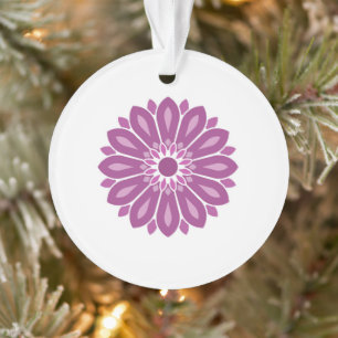ORNAMENTO PRESENÇA DE FLOR MODERNA COLORIDA PARA FILHA IRMÃ 