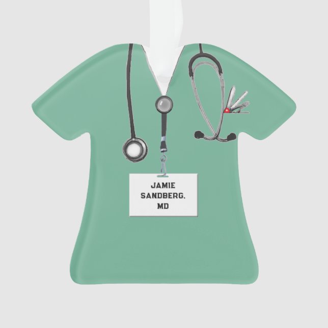 Ornamento Presente de Conclusão de Curso de Medicina (Frente)