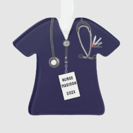 Ornamento Presente de Enfermeiro Personalizado