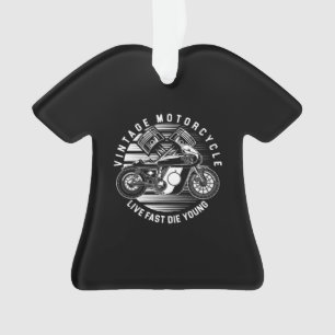 Ornamento Presente De Motociclismo Vintage Para Biker