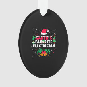Ornamento Presente de Natal Elétrico Favorito do Santas