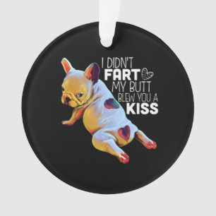 Ornamento Presente para cães  Eu não dei um beijo no meu B