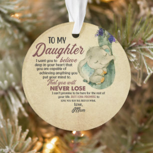 Ornamento Presente para filha da mãe