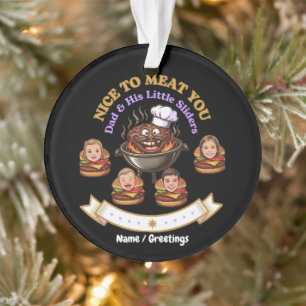 Ornamento Presente Personalizado BBQ Grill Master - Prazer e