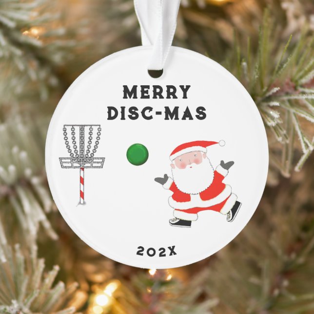 Ornamento presente personalizado de golfe de disco (Árvore)