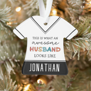 Ornamento Presentes De Marido Engraçado Personalizados