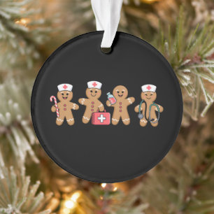 Ornamento Presentes de Natal para Equipe de Enfermagem de Pã