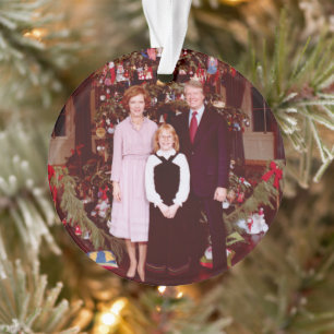 Ornamento Presidente do Natal James Carter White House