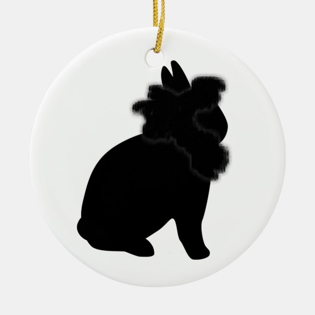 Ornamento preto de Lionhead (Frente)