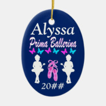 ORNAMENTO PRIMA BALLERINA PERSONALIZADO