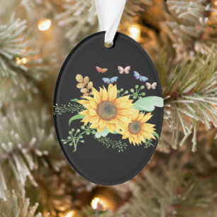 Ornamento primavera de girassol