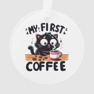 Ornamento Primeira Aventura com Café Preto