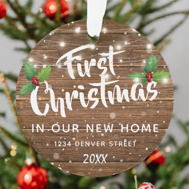 Ornamento Primeira Casa Natal | Foto de Nova Casa (Criador carregado)