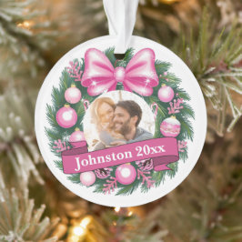 Ornamento Primeira coroa de Natal