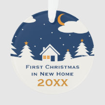 Primeiro Natal bonito na foto de família nova da