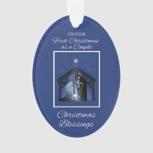 Ornamento Primeiro Natal Como Casal Beneficente Manger