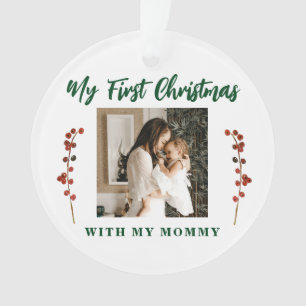 Ornamento Primeiro Natal da mamãe e do bebê 2 foto