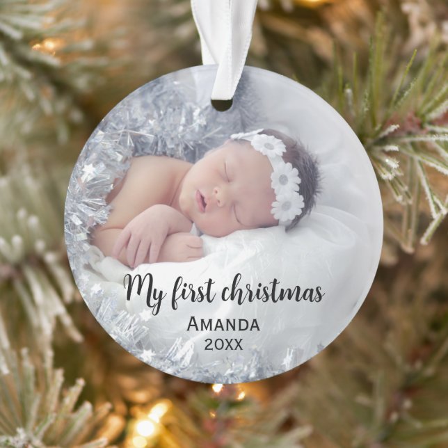 Ornamento Primeiro natal de um bebê bonito (Árvore)