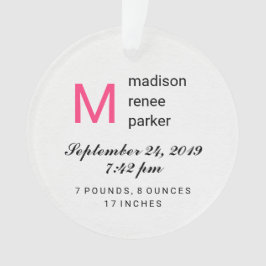 Ornamento Primeiro Natal do bebé com foto