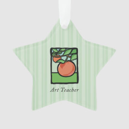 Ornamento Professora De Arte Obrigado, Apple
