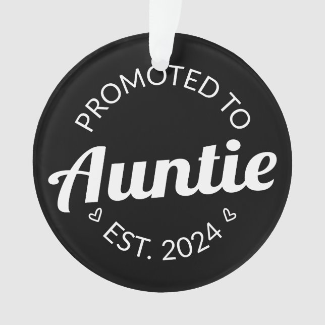 Ornamento Promovido À Tia Est. 2024 I (Frente)