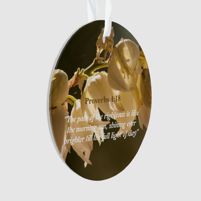 Ornamento Provérbios 4:18 (Frente)
