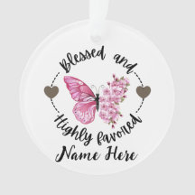 Psalm 88:4 Abençoada Borboleta Personalizada Altam