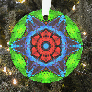 Ornamento Psicodélico Hippie