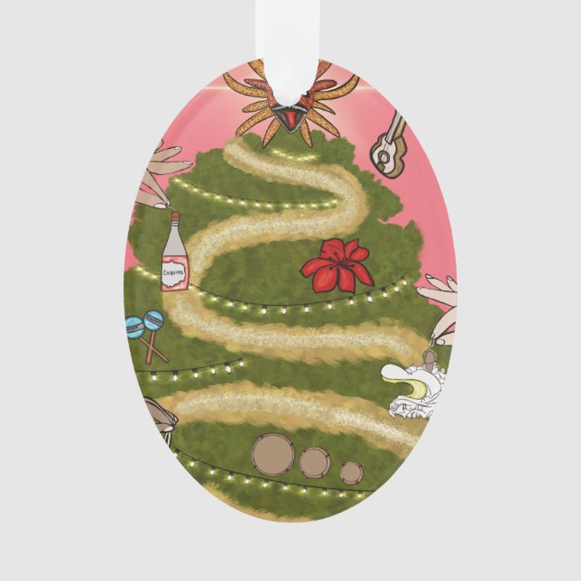 ORNAMENTO PUERTO RICO CHRISTMAS TREE (Frente)