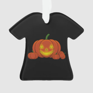 Ornamento Pumpkin brilhante Jack-o'-Lanterna